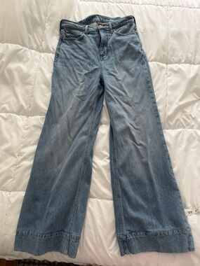 J. Crew Light Blue Wide-Leg Jeans